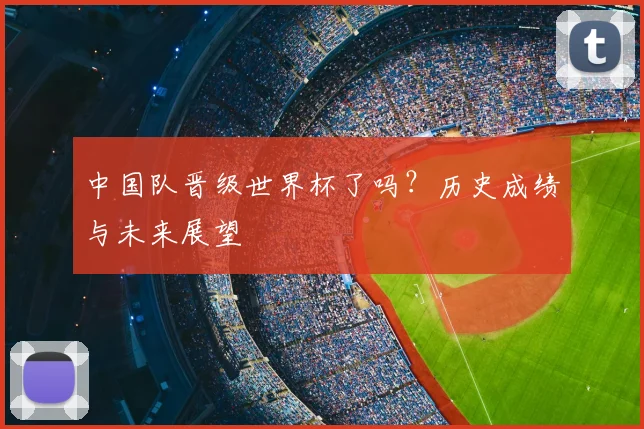 中国队晋级世界杯了吗?历史成绩与未来展望